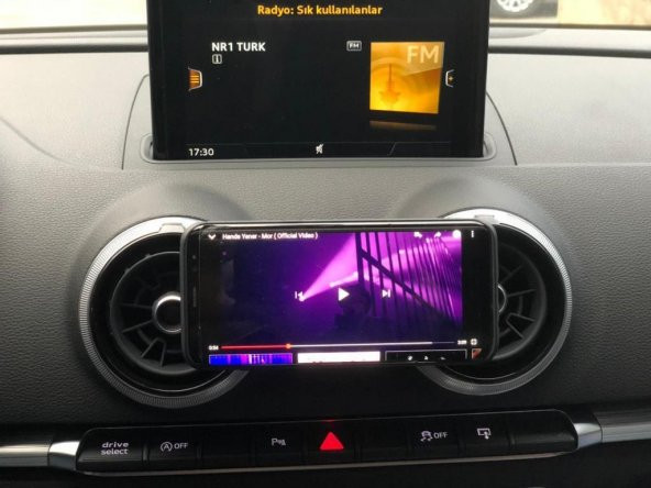 Audi A3 Telefon Tutucu Metal (2012 Model Sonrası) - 4