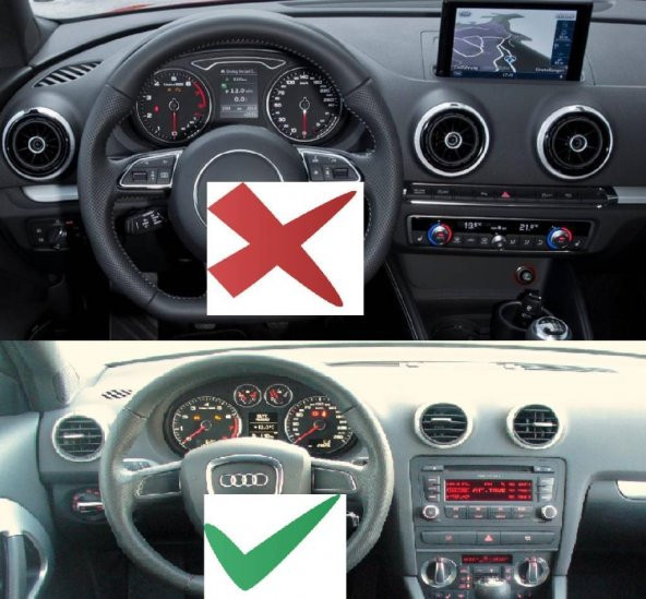 Audi A3 Telefon Tutucu Metal (2012 Model Öncesi) - 4