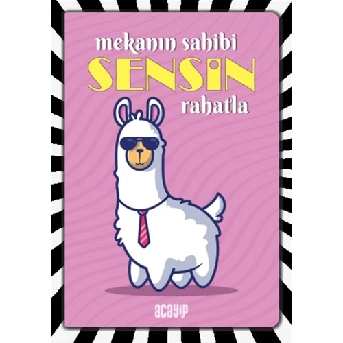 Havalı Lama Defter - Havalı Defterler
