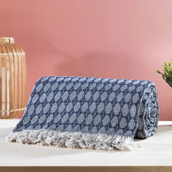 Schafer Home Gilda Çift Kişilik Pike 200x230-1 Parça-Indigo