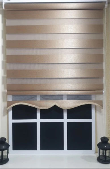 Zebra Stor Perde Sütlü Kahverengi ST 035  Kahverengi 180 x 200 - 3