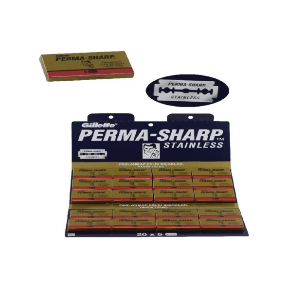 Gillette Kartela Permasharp 20X5li