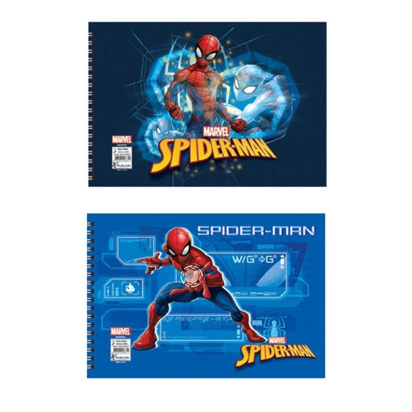 Spider 17*25 15 Yp.Resim Defteri 2'li