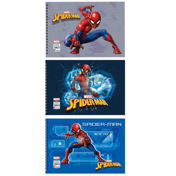 Spider 17*25 15 Yp.Resim Defteri 3'lü ürün görseli 1