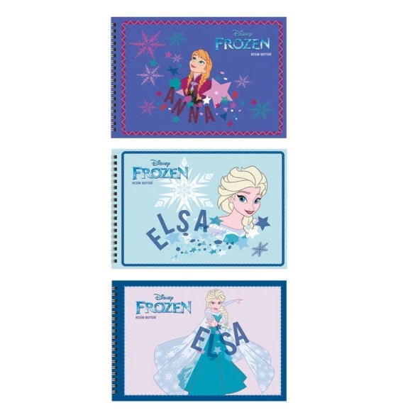 Frozen 17*25 15 Yp.Resim Defteri 3'lü