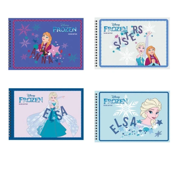 Frozen 17*25 15 Yp.Resim Defteri 4'lü