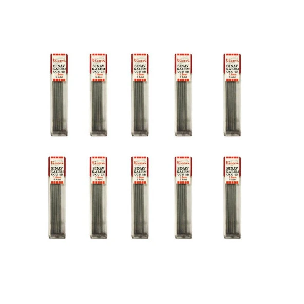 Ticon Sınav Kalem Ucu 2B 1.8MM 10'lu - 1