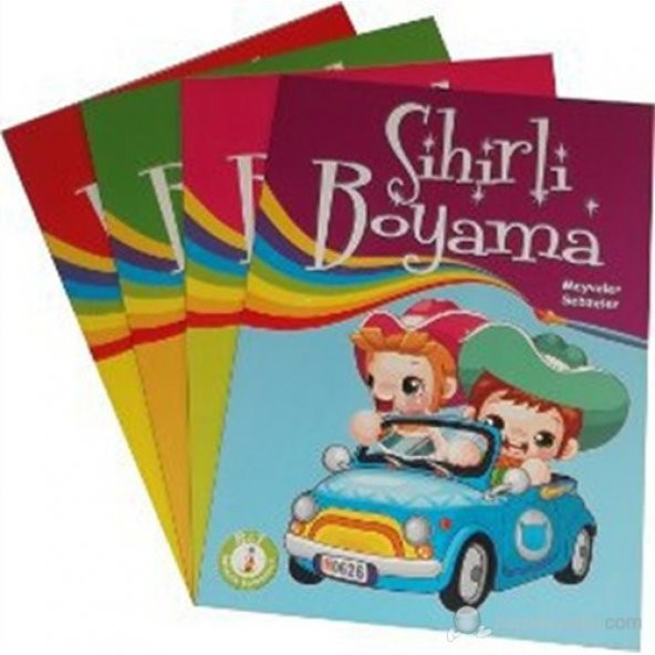 Sihirli Boyama Seti (4 Kitap Takım)-Kolektif