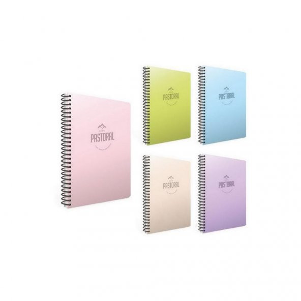Gıpta Pastoral 72 Yp. A4 Spiralli Pp. Kapak Defter 1 Kareli + 1 Çizgili - 2