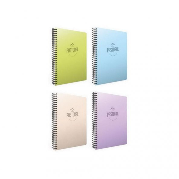 Gıpta Pastoral 72 Yp. A4 Spiralli Pp. Kapak Defter 2 Kareli + 2 Çizgili