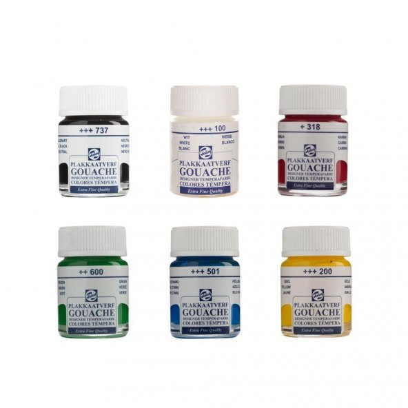Talens Guaj Boya 16 Ml 6 lı Set