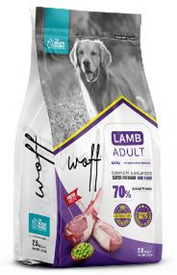 Woff Super Premium Kuzu etli Yetişkin Köpek Maması 12 Kg