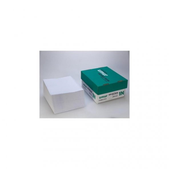 Umur Sürekli Form Kağıdı 11x24 cm 60 g 1 Nüsha 2000li - Resim 2