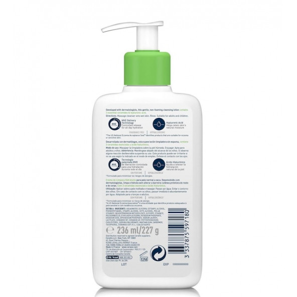 CeraVe Nemlendiren Temizleyici 473ML - 2