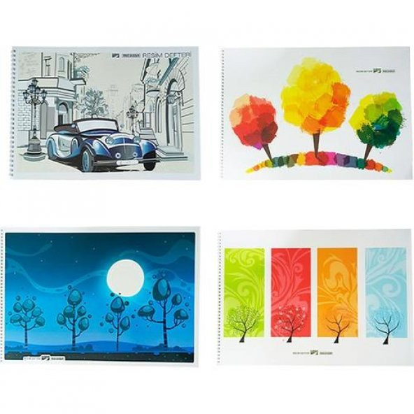 Meteksan Resim Defteri 15 Yaprak 120 gr 35X50 cm 4lü