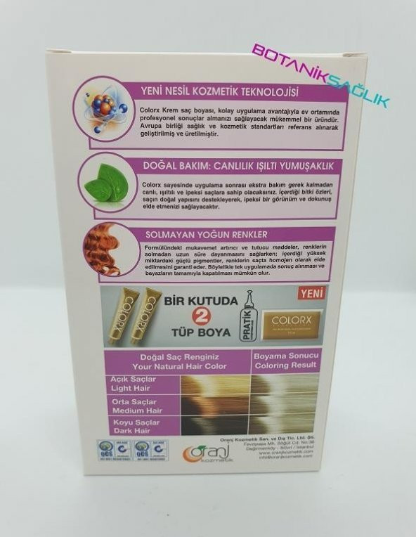 Colorx Saç Boyası Tekli Set - 9.1 AÇIK KÜLLÜ KUMRAL - 2