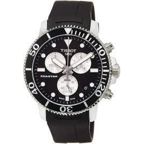 Tissot T120.417.17.051.00 Seastar 1000 Chronograph Erkek Kol Saati - 7