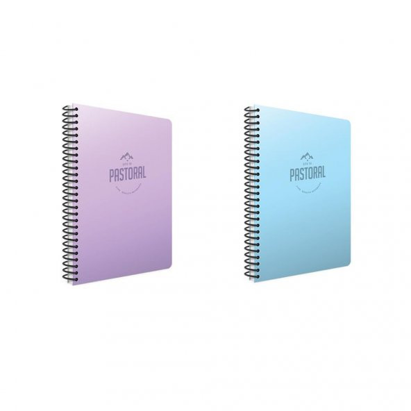 Gıpta Pastoral 96 Yp. A4 Spiralli Pp. Kapak Defter Seti Kareli 2lİ