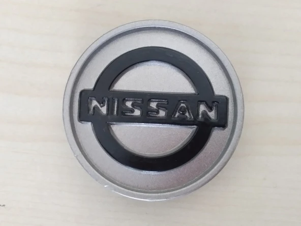 NİSSAN YUVARLAK ARMA 6cm KABARTMA SİYAH ÜNİVERSAL- NİSSAN logosu, NİSSAN arması
