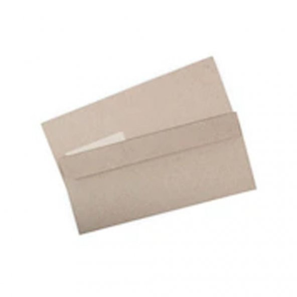 Asil 10.5 x 24 Diplomat Zarf Pencereli Kraft 90 Gr Silikonlu 25li - 2