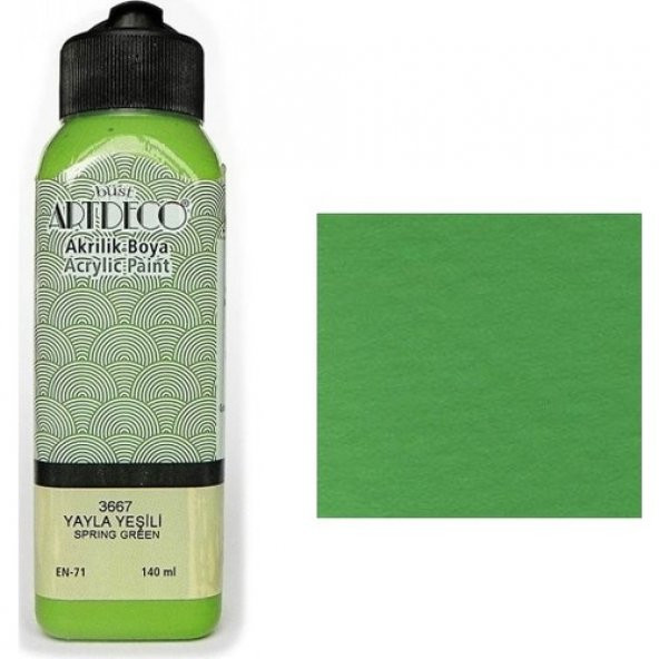 Artdeco Akrilik Boya 140 Ml Yayla Yeşili