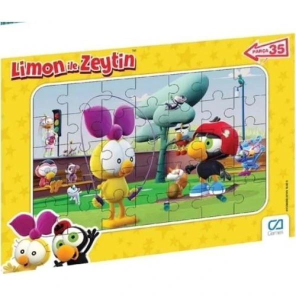 Ca Games Limon ile Zeytin 35 Parça Frame Puzzle 5083