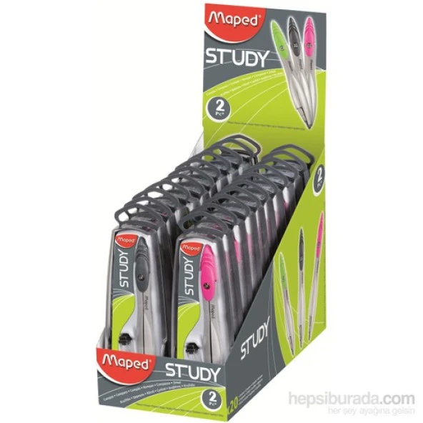 Maped 119450 Study Pergel + Uç Kutusu 2'li Ekonomik Paket - 5