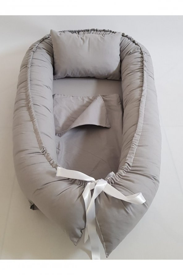 Battaniyeli Gri Babynest Bebek Yuvası - 1