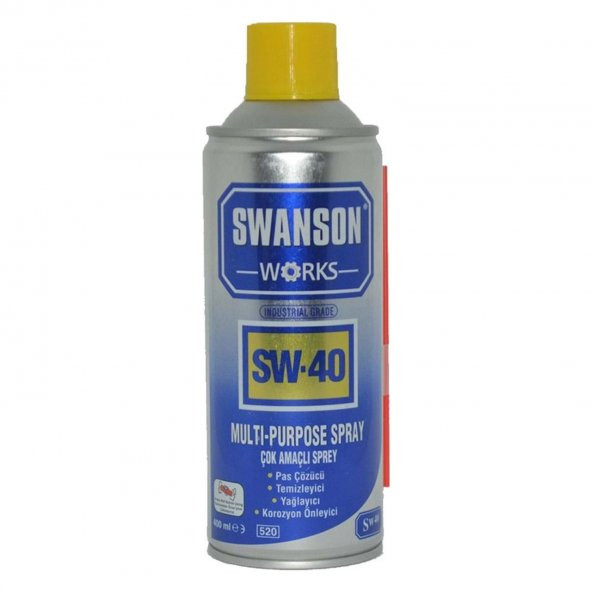 Swanson Sw-60 Pas Sökücü Korozyon Önleyici Çok Amaçlı Sprey Yağlayıcı Temizleyici Sprey 200 Mm - 2