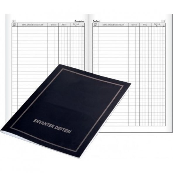 Gülpaş Envanter Defteri Plastik Kapak 24 Yaprak