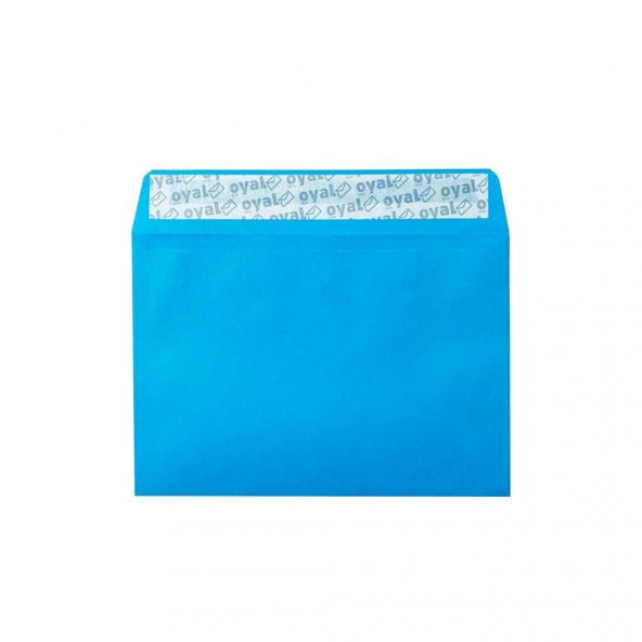 Oyal Buklet Zarf Mavi 80 Gr. Silikonlu 11.4 X 16.2 - 2