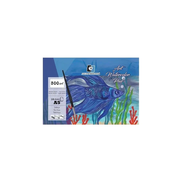 Alex Schoeller Art Spiralli Sulu Boya Defteri A5 300 Gr.  ALX-3947 ürün görseli 1