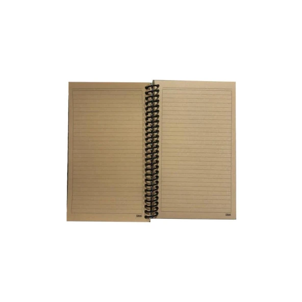 Tokaç 16x23 Kraft Spiralli Defter 100 Yp. Çizgili - 3