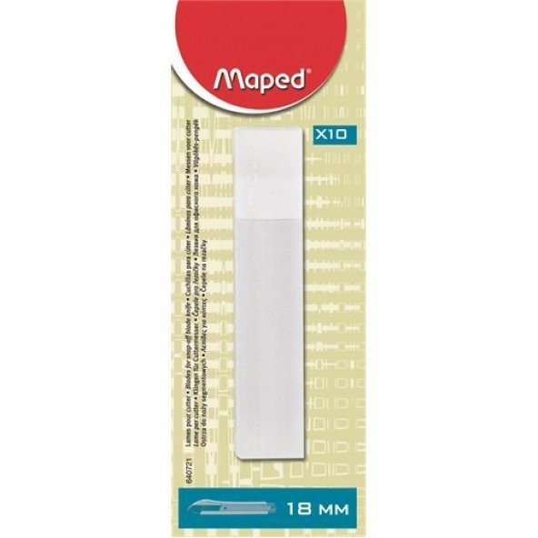 Maped Maket Bıçağı Yedeği 18mm 10lu