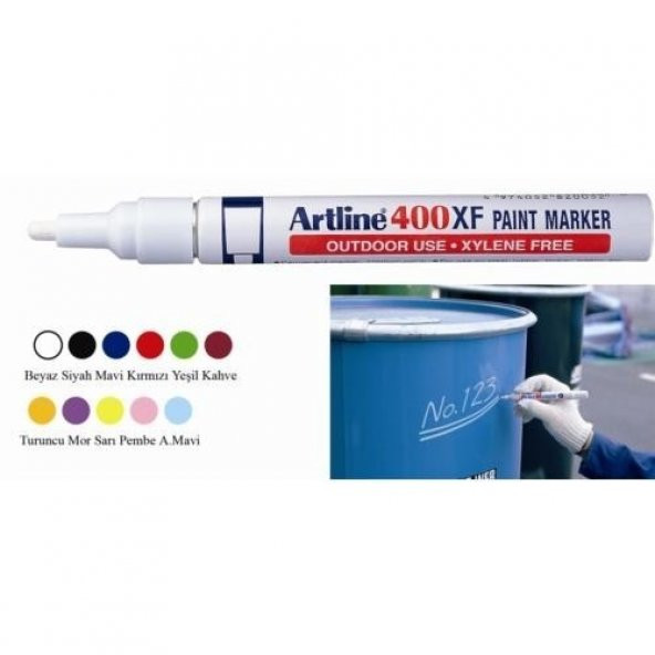 Artline EK400XF Paint Markör Mavi