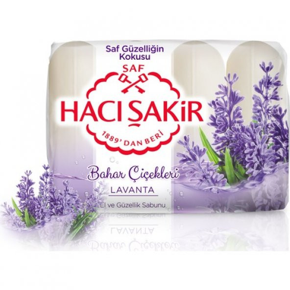 Hacı Şakir Güzellik Sabunu Lavanta 4x70GR