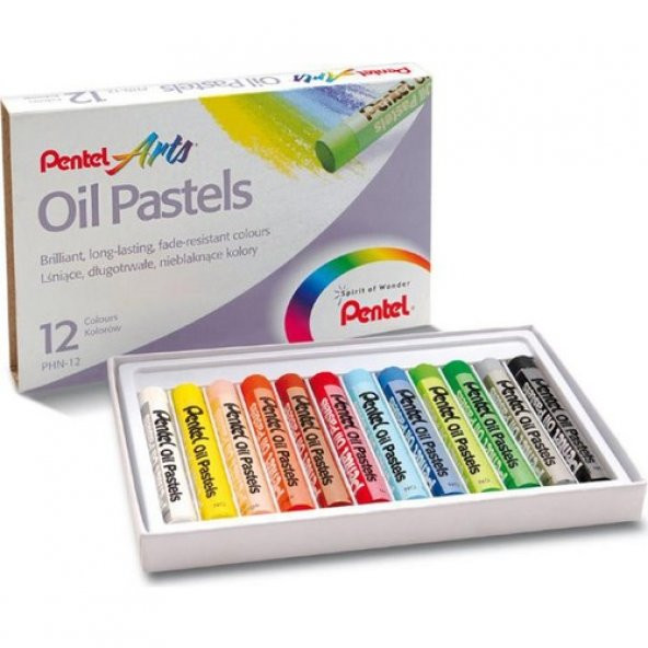 Pentel Yağlı Pastel Boya Seti 12Li ürün görseli