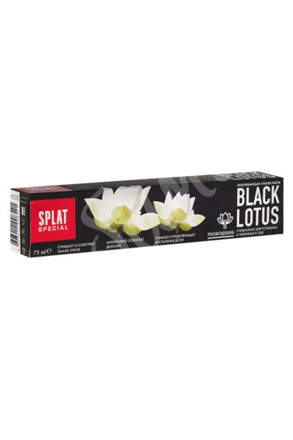 Splat Black Lotus Beyazlatıcı Diş Macunu 75 ml