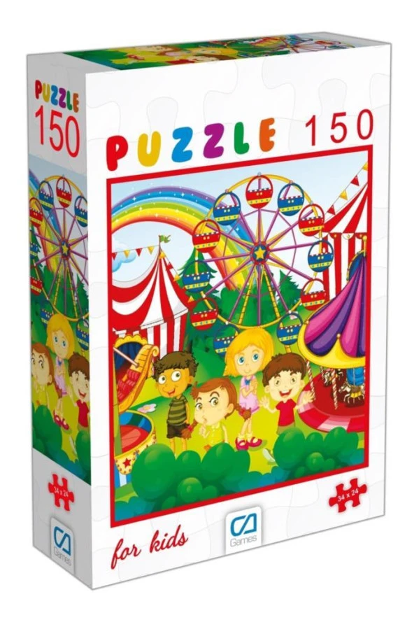 CA Games Lunapark Puzzle 150 Parça 34 x 24 Cm. 6101