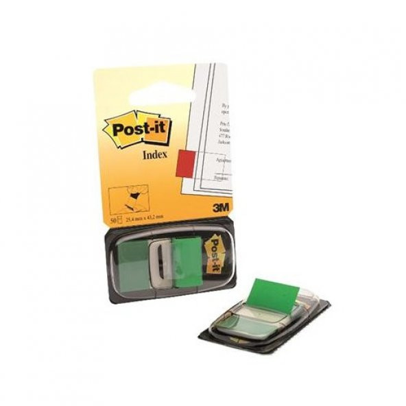 3M 680-3 Index Postit Yeşil 50 Yp.