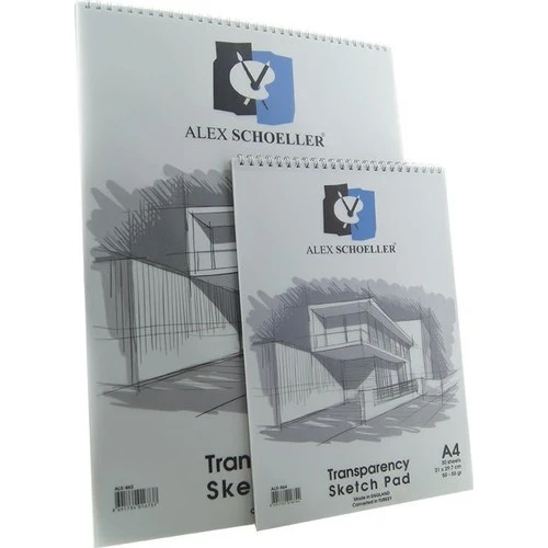 Alex Schoeller Eskiz Blok A4 50/55 Gr Spiralli 30 Lu Alx-864 ürün görseli 1
