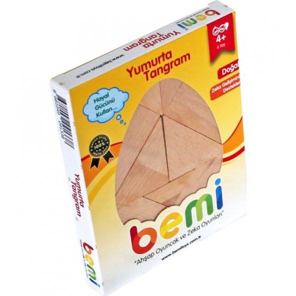 Bemi Ahşap Tablalı Yumurta Tangram