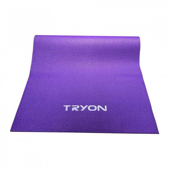 Tryon Pilates Minderi Yoga Matı 173cmX 60cm 4Mm YM-40 Mor - Resim 2