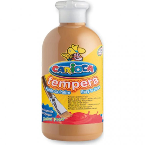 Carioca Tempera Suluboya Süper Yikanabilir Açık Kahverengi 500 Ml.