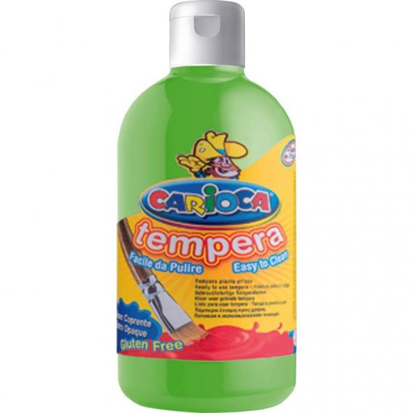 Carioca Tempera Suluboya Süper Yikanabilir Açık Yeşil 500 Ml.