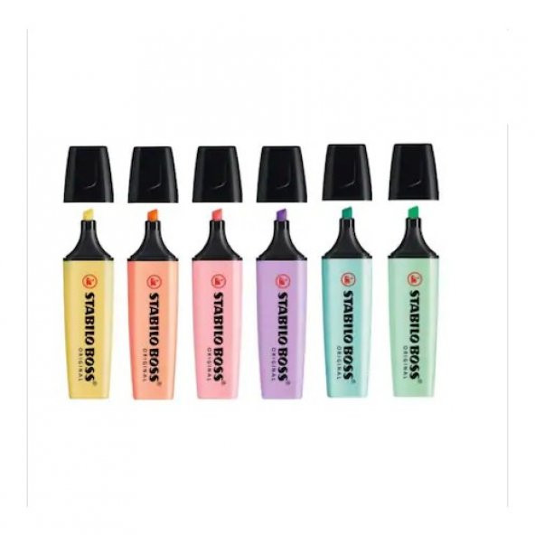 Stabilo Boss Original Pastel Renkler Set 6lı