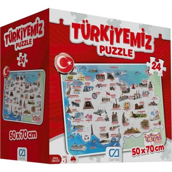 Ca Games Türkiyemiz 24 Parça Puzzle - 2