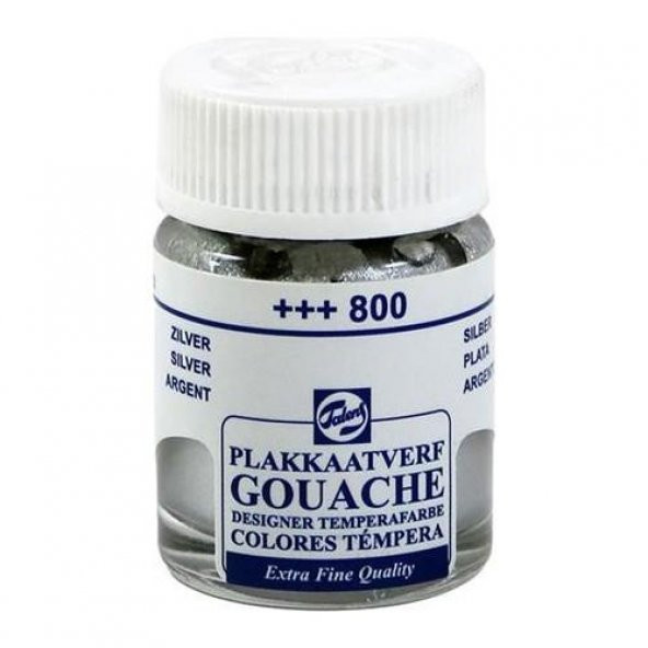 Talens Guaj Boya 16 ml 800 Metalik Gümüş - 1