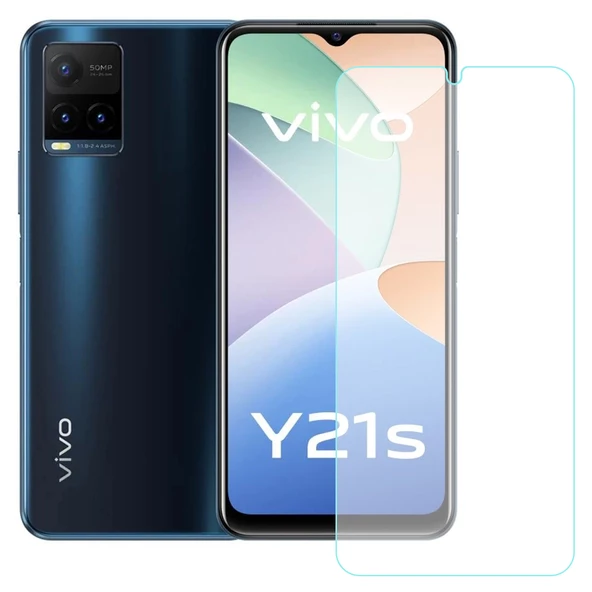 NoTech Vivo Y21s Temperli Cam Ekran Koruyucu