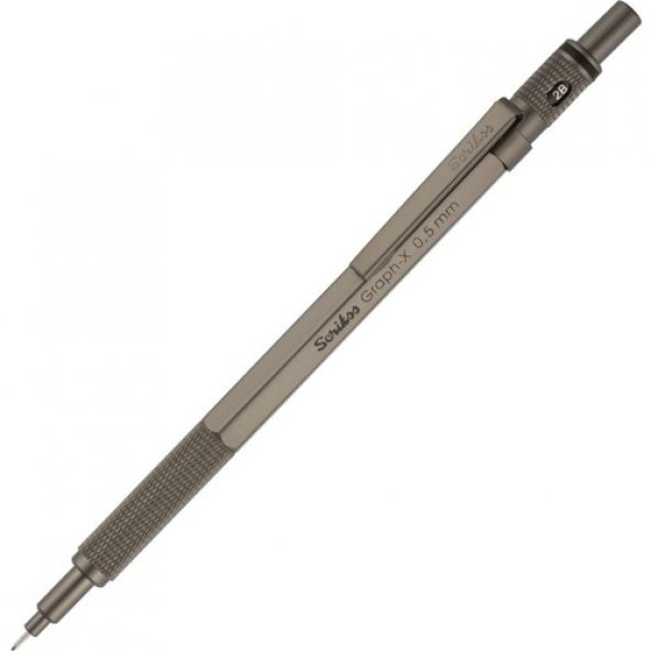 Scrikss Graph-X Metal Versatil Kalem 0.5 Mm Kurşun Gri